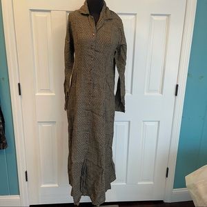 Vintage Flax Engelhart Lagenlook Long Dress NWT!